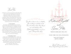 wedding program covers templates