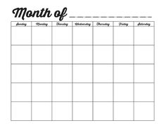 free printable blank monthly calendars 2018 2019 2020 2021
