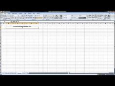 bookkeeping spreadsheet using microsoft excel