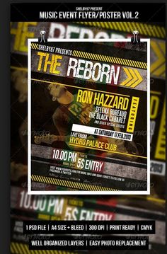 music event flyers
