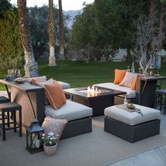 Belham Living Brookville All Weather Wicker Sofa With Longmont Fire Belham Living Brookville All Weather Wicker Sofa With Longmont Fire Pit Table Patio Sets At Hayneedle Home Decor Pinterest