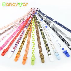 Blaward Baby Pacifier Clips//Dummy Clips//Teething Ring Irregular Chewable Beads Silicone Dummy Clip Holder BPA Free 2 Pcs