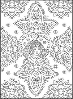 Welcome To Dover Publications Creative Haven Mehndi Designs Collection Coloring Book Adult PagesColoring