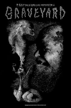 GRAVEYARD Washington DC 2014 poster by Skinner S//N