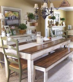 farmhouse table bench do it yourself home projects from ana