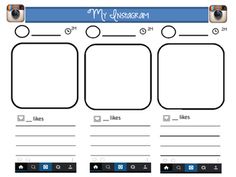 twitter template for students