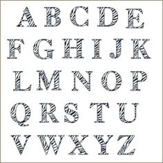letter printable stencils