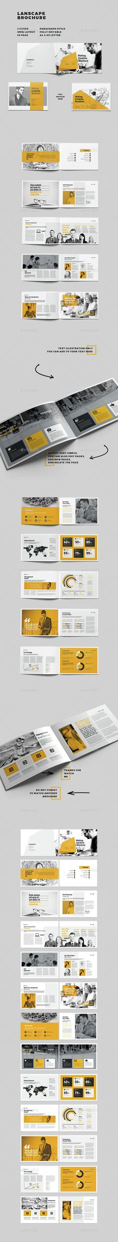 Product Information Brochure Templates Brochure template - landscape brochure Product Information Brochure Templates Brochure template - landscape brochure