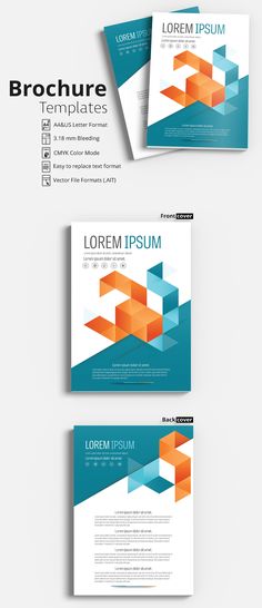 flyer brochure layout with cyan and gray accents 1 flyer flyer accents