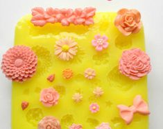 Hello Kitty-Grande-Silicona Molde-Uso alimentario resin. Fimo