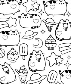 cb pusheen pusheen catcat partycoloring pagescoloring bookscolouringcolor