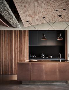 inspiratie 2018 #interieurarchitectuur #keuken Interior Design Kitchen, Home Interior, Modern Interior Design, Kitchen Decor, Kitchen Wood, Loft Kitchen, Kitchen Ideas, Kitchen Designs