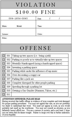13 Best Fake Parking Tickets Images In 2019 Jokes 5 Best Images Of Free Printable Violation Tickets Fake Parking Ticket Template And