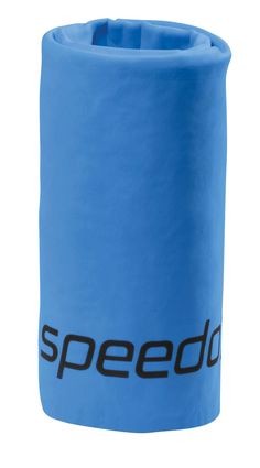 Speedo Water Sports Swimming Pool Swim Workout Towel With Case-Blue