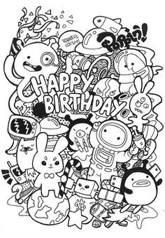 Birthday Doodle By PoppinCustomArt On DeviantART