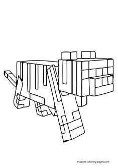 minecraft ocelot coloring pages cakepinscom