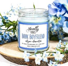 22-Ounce Falls Bridge Candles Wisteria Scented Jar Candle w//Star Lid