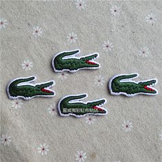 ANCHOR WITH ROPE BRIGHT WHITE THREAD SEW ON PATCH
