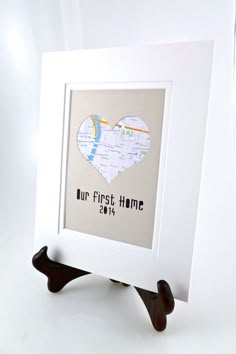 86 Best Gifts For The New Homeowner Images On Pinterest Diy Ideas Items Similar To Personalized Anniversary Map Paper Art Or Wedding Gift Long Distance Relationship Gifts For Boyfriend Friend