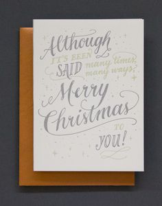 7 best ladyfingers letterpress products images on pinterest true although it s been said many times many ways merry christmas lyrics