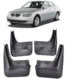 OEM Molded Black Plastic Rear Deluxe Splash Guard Mud Flap Pair for Charger New