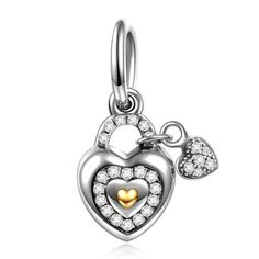 GemStorm Silver Plated Dangling Pink /& White Enamel Owl wClip On Lobster Clasp Charm