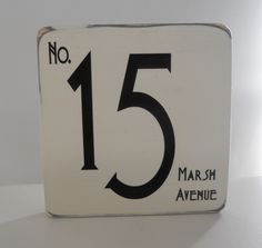 10 Best Art Deco Signs Images Design Nouveau House Number Art Deco Sign Shabby Chic Made To Order 15 00 Via Etsy