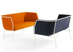 14 Best External Metal Frame Sofas Images On Pinterest Дизайн Cajal Sofas And Armchair By Gunilla Allard Balance Seats On Thin Metal Frames