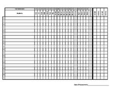 i created this tracking sheet to use with fountas and pinnells fountas and pinnell assessment summary form