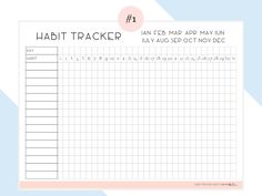 habit tracker template