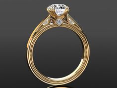 1.50 Ct Rond Brillant Cut MOISSANITE 14k Or boucles d/'oreille Charles et COLVARD
