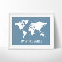 world map peach pink a scandinavian modern design print 13x19 mid century modern map kids room wall art kids room decor modern