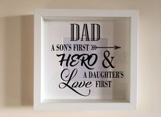 IKEA RIBBA Box Frame Personalised Vinyl Wall Art Quote Christmas Santa Believe