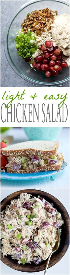 915 best high carb low fat vegan images on pinterest low fat vegan a light easy chicken salad recipe that s low carb high protein and gluten