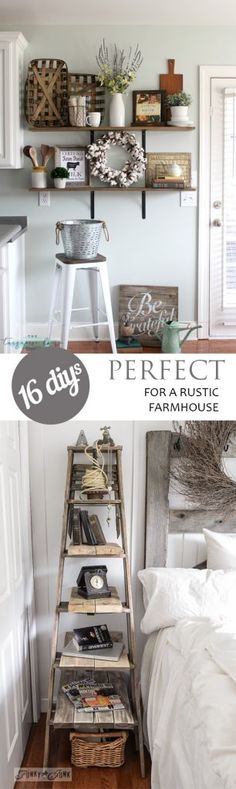 16 DIYs Perfect For A Rustic Farmhouse 16 DIYs Perfect For A Rustic Farmhouse