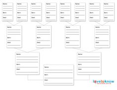 family tree layout