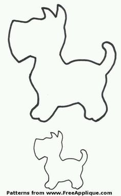 dog template printable