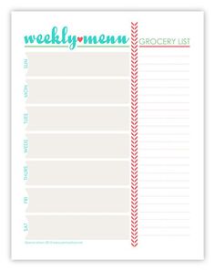 free meal planner food tips healthy eating pinterest meal dinner planning template