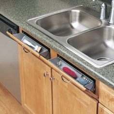 Under Kitchen Sink Cabinet how-to: turn your kitchen sink's false drawer into a functional Under Kitchen Sink Cabinet how-to: turn your kitchen sink's false drawer into a functional