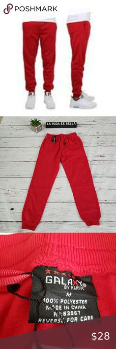 Galaxy by Harvic Boys Basic Fleece Active Jogger Pant with Zipper Pockets