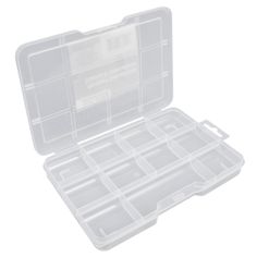 Tea Storage Box with 8 Compartments Holds up to 100 Tea Bags Each -Tea Organiser Clear mDesign Set of 2 Easy Select Tea Chest Box Tea Bag Storage Box
