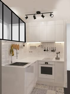 Kitchen Design Small Space, Kitchen Interior Design Modern, White Kitchen Design