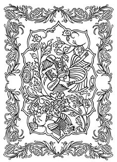 swirls coloring page