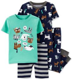 Bébé Garçons Pyjama Set 2 Pièce Pyjama Tenue Top Pantalon tout-petits NIGHTWEAR taille