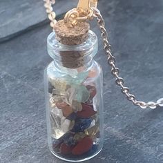 Custom Sterling Hand-blown Glass Pendant /& Iridescent Colors .925 Silver Used Good Condition Vintage Handmade Unisex Glass-made Jewelry