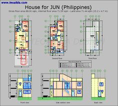 Rumah Teres 3 Bilik Tidur 110 Meter Gi Architecture In 2019 House For Jun Philippines Tiny Apartments Can Design Halo