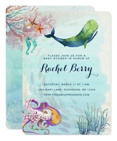 Personalized Welcome Sign Baby Shower Table Sign Sea Starfish Ocean Animals Beach Shower MER1 Mermaid 8x10 Printable Shower Decor