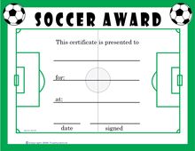 soccer certificates template rome fontanacountryinn com soccer award template