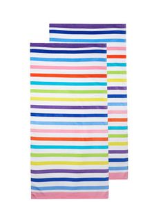 36 Best Towel Ideas Beach Images Arredamento Beaches Multihorizontal Stripe Beach Towels Set Of 2 By Dohler At Gilt