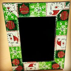 christmas frame 5x7 photo frame santa frame 5x7 frame holiday 5x7 christmas picture frame